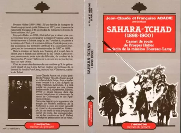 Sahara-Tchad 1898-1900 - Jean-Claude Abadie - Editions L'Harmattan