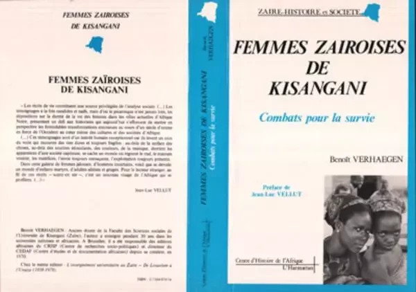 Femmes zairoises de Kisangani - Benoît Verhaegen - Editions L'Harmattan