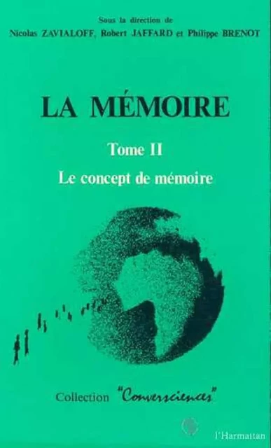 La Mémoire - Philippe Brenot - Editions L'Harmattan