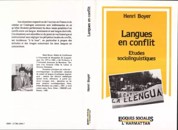 LANGUES EN CONFLIT - Henri Boyer - Editions L'Harmattan