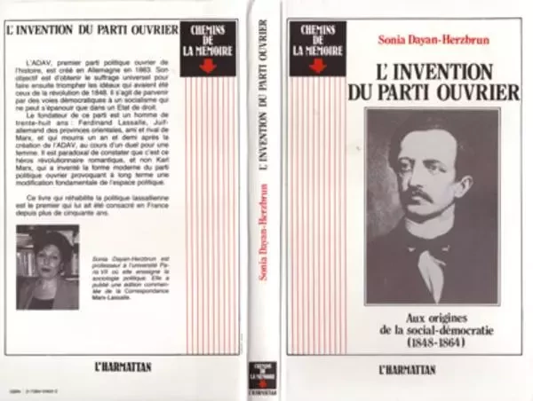 L'invention du Parti Ouvrier - Sonia Dayan-Herzbrun - Editions L'Harmattan