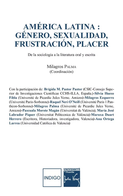 América Latina : généro, sexualidad, frustración, placer - Olympe De Gouges - Indigo - Côté femmes