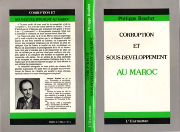 Corruption et sous-développement au Maroc - Philippe Brachet - Editions L'Harmattan