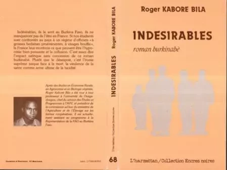 Indésirables - Roger Bila Kabore - Editions L'Harmattan