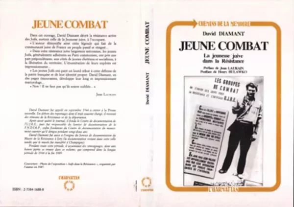 Jeune combat - David Diamant - Editions L'Harmattan