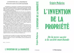 L'invention de la propriété