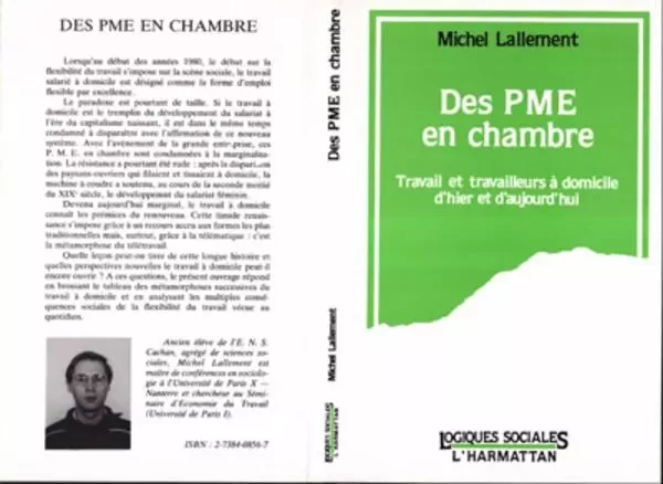 Des PME en chambre - Michel Lallement - Editions L'Harmattan