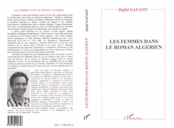 Les femmes dans le roman algérien - Hafid Gafaiti - Editions L'Harmattan