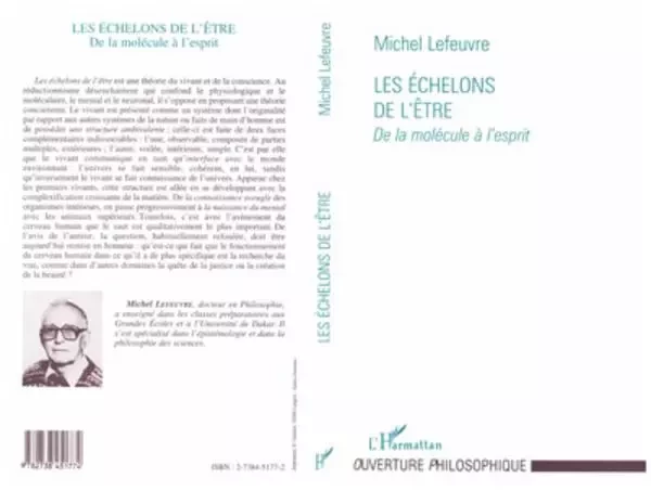 Les échelons de l'être - Michel Lefeuvre - Editions L'Harmattan