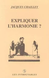 Expliquer l'harmonie