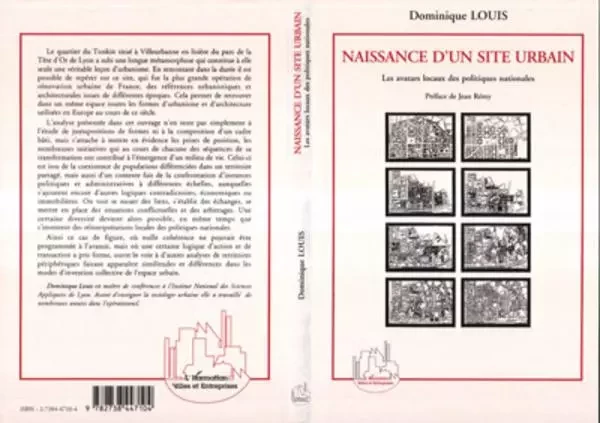 Naissance d'un site urbain - Dominique Louis - Editions L'Harmattan