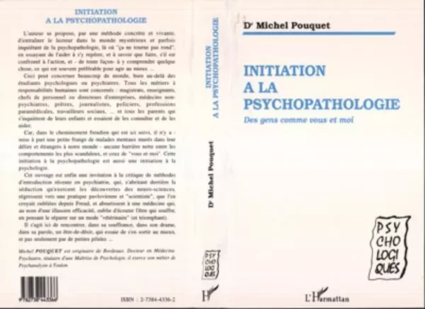 Initiation à la psychopathologie - Michel Pouquet - Editions L'Harmattan