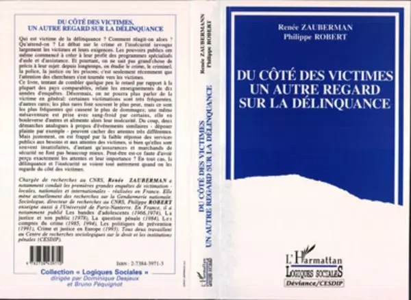 Du côté des victimes - Philippe Robert - Editions L'Harmattan