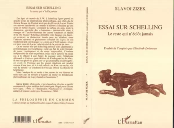 Essai sur Schelling - Slavoj Zizek - Editions L'Harmattan