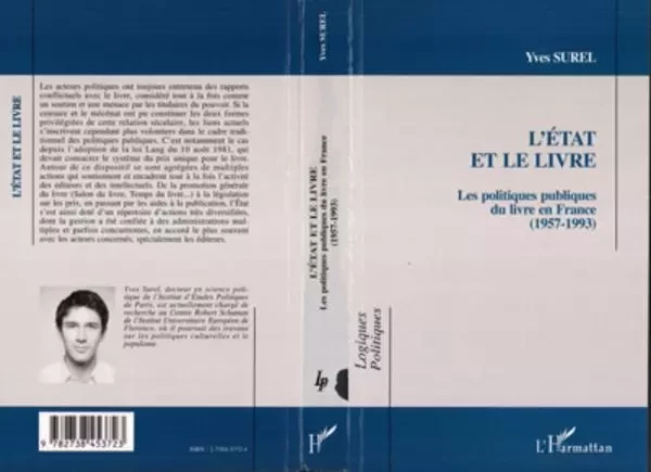 L'Etat et le livre - Yves Surel - Editions L'Harmattan