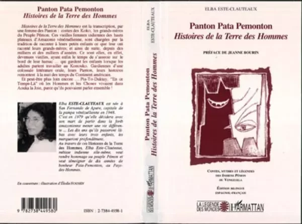 Panton Pata Pemonton - Elba Este-Clauteaux - Editions L'Harmattan