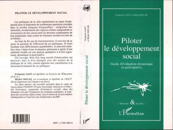 PILOTER LE DÉVELOPPEMENT SOCIAL - Françoise F. Laot, Michel Rouah - Editions L'Harmattan