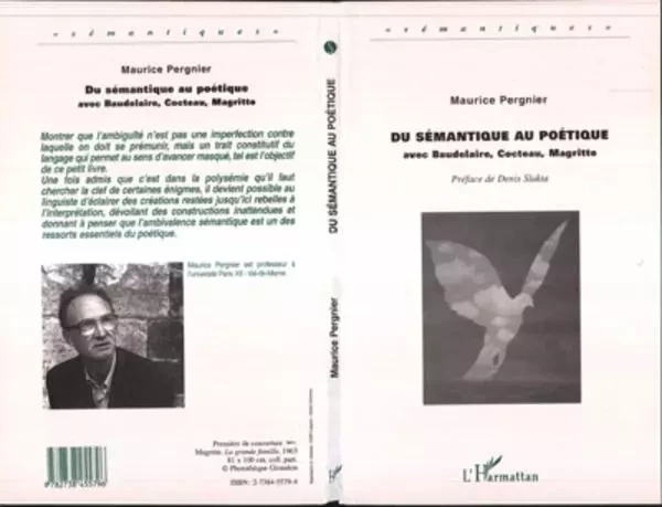 DU SÉMANTIQUE AU POÉTIQUE - Maurice Pergnier - Editions L'Harmattan