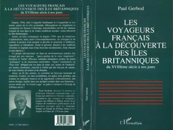 Les voyageurs français à la découverte des îles britanniques du XVIIIè siècle à nos jours - Paul Gerbod - Editions L'Harmattan