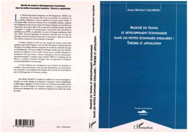 Marché du travail et développement économique dans les petites économies insulaires : théorie et application - Jean-Michel Salmon - Editions L'Harmattan