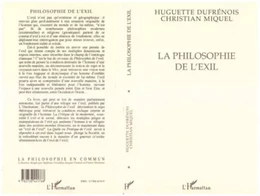 La philosophie de l'exil