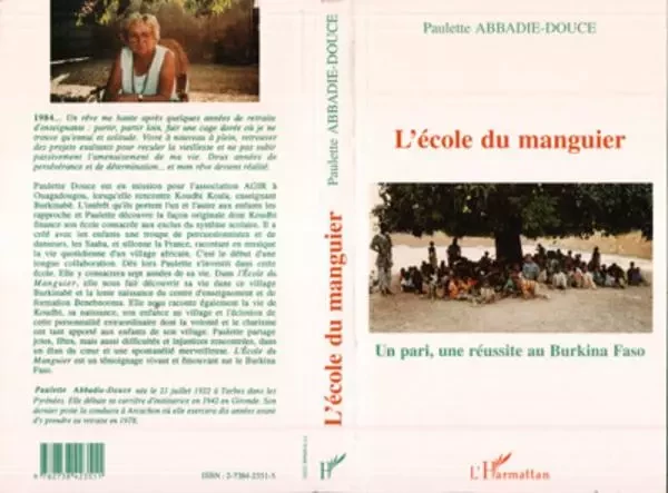 L'école du manguier - paulette abbadie-douce - Editions L'Harmattan