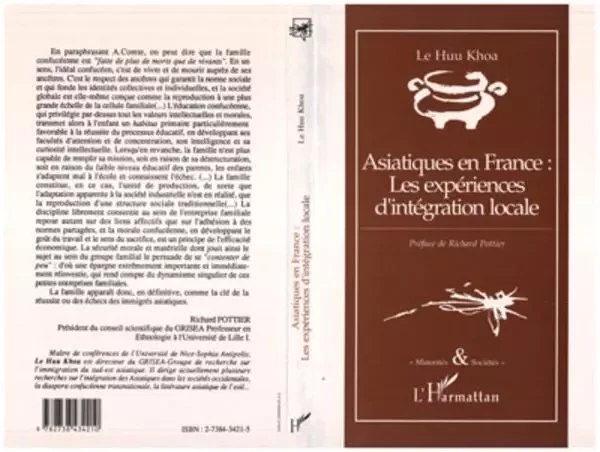 Asiatiques en France : les expériences d'intégration locale - Le Huu Tho - Editions L'Harmattan