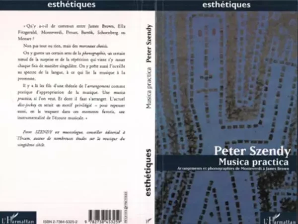 Musica practica - Peter Szendy - Editions L'Harmattan