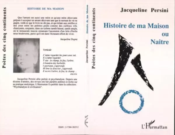 Histoire de ma maison ou naître - Jacqueline Persini - Editions L'Harmattan