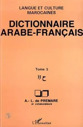 Dictionnaire Arabe-Français