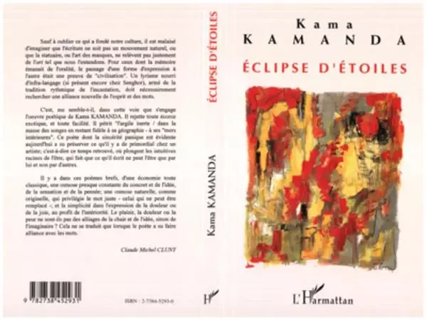 Eclipse d'étoiles -  Kamanda kama - Editions L'Harmattan