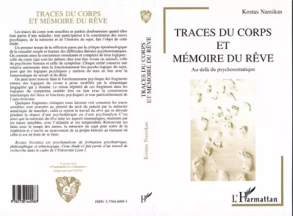 Traces du corps et mémoire du rêve - Kostas Nassikas - Editions L'Harmattan