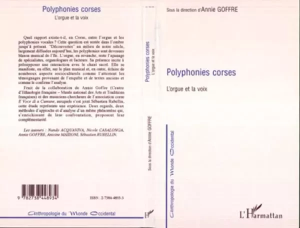 POLYPHONIES CORSES -  - Editions L'Harmattan