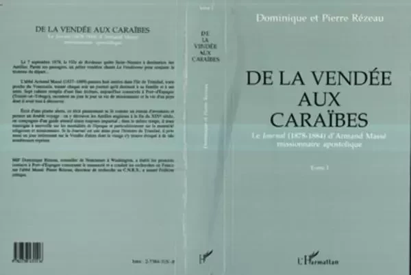 De la Vendée au Caraibes - Pierre Rezeau - Editions L'Harmattan