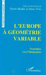 L'Europe à géométrie variable