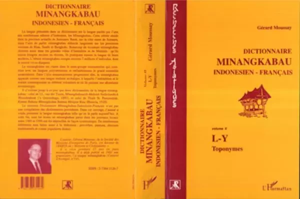 Dictionnaire minangkabau - Gérard Moussay - Editions L'Harmattan