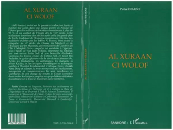 Al Xuraan ci Wolof - Pathé Diagne - Editions L'Harmattan