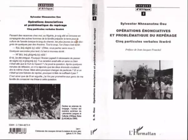 Opérations Énonciatives et Problématique du Repérage - Sylvester Osu - Editions L'Harmattan