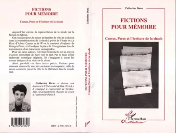 Fiction pour Mémoire - Catherine Dana - Editions L'Harmattan