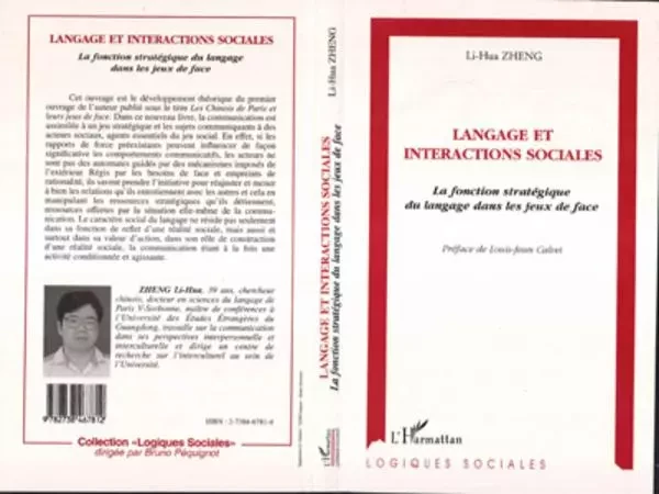 Langage et Interactions Sociales - Lihua Zheng - Editions L'Harmattan