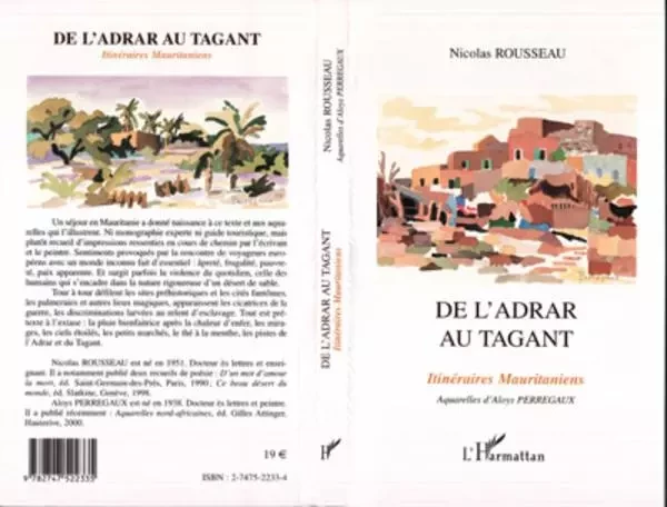 DE L'ADRAR AU TAGANT - Nicolas Rousseau - Editions L'Harmattan