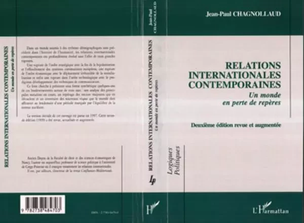 RELATIONS INTERNATIONALES CONTEMPORAINES - Jean-Paul Chagnollaud - Editions L'Harmattan