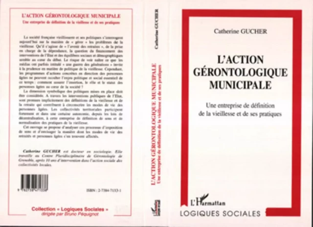 L'action Gérontologique Municipale - Catherine Gucher - Editions L'Harmattan