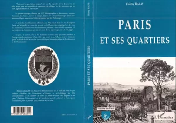 Paris et ses Quartiers - Thierry Halay - Editions L'Harmattan