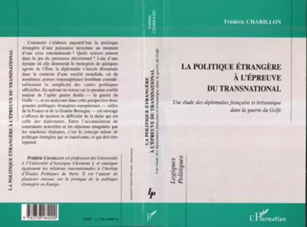 LA POLITIQUE ÉTRANGÈRE À L'ÉPREUVE DU TRANSNATIONAL - Frédéric Charillon - Editions L'Harmattan