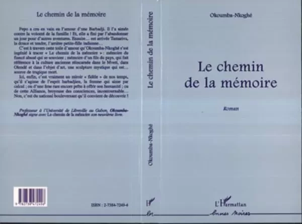 LE CHEMIN DE LA MÉMOIRE - Maurice Okoumba-Nkoghé - Editions L'Harmattan