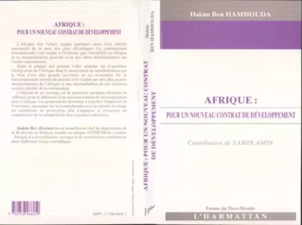 AFRIQUE : POUR UN NOUVEAU CONTRAT DE DEVELOPPEMENT - Samir Amin, Hakim Ben Hammouda - Editions L'Harmattan