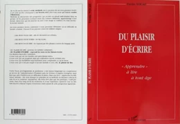 DU PLAISIR D'ÉCRIRE