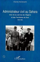 ADMINISTRATEUR CIVIL AU SAHARA