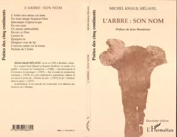 L'arbre : son nom - Michel Helayel - Editions L'Harmattan